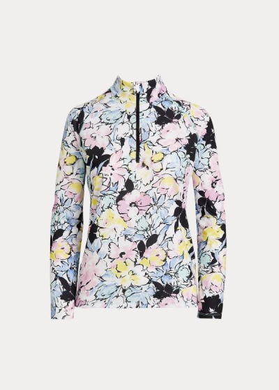 Chaquetas Ralph Lauren Mujer Flores - Performance Golf Quarter-Zip - HULAT6587